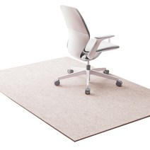 의자매트 긁힘방지 소음감소 카페트 체어매트, 베이지, 120*150cm, 6mm, 1개