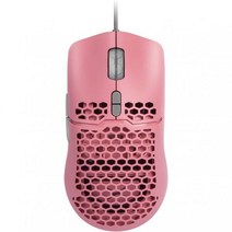 DeLUX 67G (66.9g) 유선 경량 게이밍 마우스 7200DPI RGB 백라이트 및 7개의 프로그래밍 가능한 버튼 PC 컴퓨터 노트북용 벌집 쉘 광학 (M700BU(A725, 핑크 7200DPI