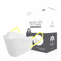 베베루아 키즈 소형 퓨어화이트 30매 데일리 마스크 4중소재 3D구조, 단품, 단품