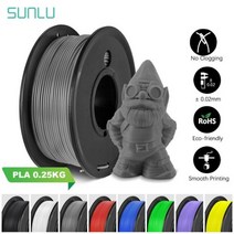 SUNLU PLA 3D 필라멘트 250G 펜 리필 175MM 소형 스풀 무취 FDM 프린터 소재 막힘 없음 친환경 컴퓨터 오피스 사무 기기 악세서리 친환경116465, 14 PLA 250G Orange