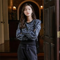 HQINT 여자 니트 긴팔 니트티 가을 봄 겨울 여자니트 오버핏 여자니트티 루즈핏 긴팔티 단추 데일리 사계절 기본 빅사이즈 ZA-35597