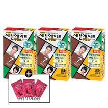 동성제약 세븐에이트 무향 칼라크림, 7호 자연스런 흑갈색, 3개