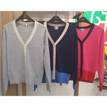 까스텔바작 BGBWSJ601 여성 울캐시 배색 니트 가디건