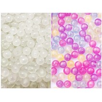 만들기재료/자외선구슬/원형 7mm/55g 360개/비즈공예/