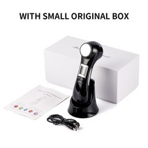가정용고주파 얼굴리프팅기구 초음파마사지기 6 in 1 rf ems mesotherapy, 블랙 박스 포함