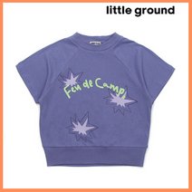 [리틀그라운드8] 데님인더박스(73311-330-12)캠핑져지립티셔츠 아동티셔츠 기본티 여름티 반팔티 데일리