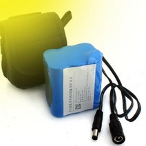 18650배터리 6개 배터리팩 아답터별매 랜턴건전지, 6400mah