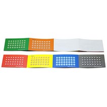 마술도구 수학마술 멘탈매직 초보자 학예회 장기자랑 숫자 맞추기 숫자카드-일체형-백지