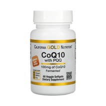California Gold CoQ10 with PQQ 캘리포니아 골드 PQQ함유 CoQ10 100mg 소프트젤 60개입