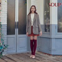 숲 SOUP 보이 핏 벨티드 재킷_K SXAJK81