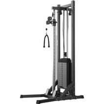 롱풀 하이 렛풀다운 시티드로우 홈트 상체 숄더프레스, 홈 업그레이드 이중 풀리 70kg