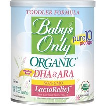 베이비 온리 락토릴리프 DHA & ARA 토들러 분유 12.7oz(360g) 6팩