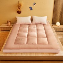 차박 매트 카니발 싼타페 매트리스 qm6 펠리세이드 자중매트 7인승 suv 티랩 에어매트 구형 모하비 차박매트 7인승 uvr 입체 두꺼운 깃털 벨벳 리스 침대와 아침 식사, 200x220cm 9cm, 아님-3