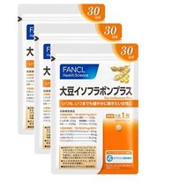 팬켈 FANCL 대두 이소플라본 플러스 약 90일분(덕용 3봉 세트) 30립×3