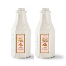 까로망 마이 복숭아 농축액 2kg, 2개, 2L