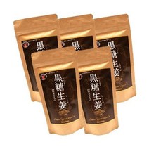 류큐 흑당 생강 분말 타입 200g 5봉 세트