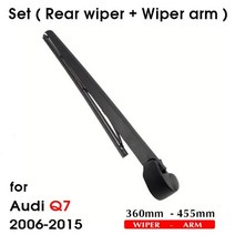 자동차 와이퍼 블레이드 후면 창 앞 유리 아우디 Q7 해치백 360mm 2006-2015 용 액세서리, 02 Single Arm