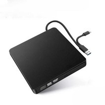 순이마켓 CD롬 노트북CD플레이어 씨디롬 DVD 외장CD, USB3.0(DVD굽기+읽기)(가죽 질감)