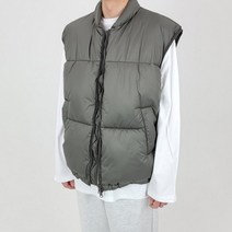 레어코드 MA-1 타입 유니섹스 빅 오버핏 고중량 웰론 패딩조끼 점퍼