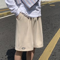 츄리닝반바지 그레이 여성 와이드 루즈핏 스트레이트핏 일자 아메카지스타일 농구공 작은 키 빅진 5부바지 2613831256