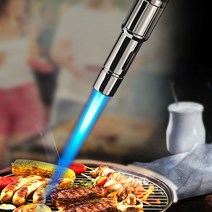 리존 펜슬형 블루불꽃 초강력 가스토치 (충전식) 배관용접토치 동파이프토치 펜슬형토치 충전식토치 캠핑토치, 실버