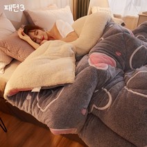 겨울 극세사이불 1인용 싱글 더블 트윈 퀸 사이즈 극세사 차렵이불