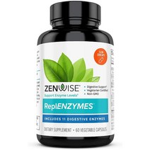 미국직구 Zenwise Daily Diagiates 슬림캡 효소 지지 브로멜레인 락타아제 아밀레이스 & 효소 인증된 채식주의자, 수량, 상세참조