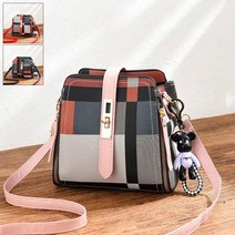 여성용 크로스 숄더백 가죽핸드백 HA422