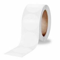 투명 실링 스티커 3.8cm 1롤(500개) 투명스티커 봉인스티커 무지, 단품