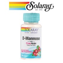 Solaray D-Mannose 디만노스 크랜베리 60 베지캡슐
