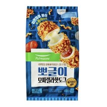 풀무원 뽀글이 치즈 핫도그 360g, 아이스박스 포장