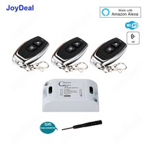 RF 와이파이 무선 스마트 스위치 인터럽터 433 MHz 1CH 수신기 지능형 DIY 원격 제어 홈 10A 2200W WiFi, 05 3 RC And 1 Switch