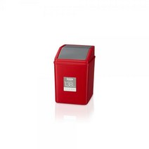 코멕스 클린푸쉬 휴지통1.38L(레드)