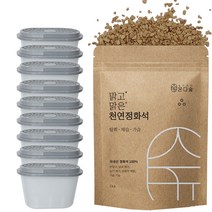 온다숲 반영구 천연 제습제 맑고맑은 정화석 작은알갱이, 제습제통 9개, 작은알갱이1kg