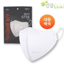 하이가드 에어버드 방역마스크 KF94 대형/백색 1매입