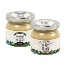 이제주몰 하양한 수제밀크잼 우유만+바닐라랑 총2개, 단품없음