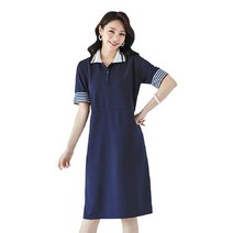코디하우스 [코디하우스] 포인트 카라 원피스