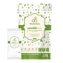 맘블레스 그레인프리 전견용 오리 1.2kg 건강관리 전연령사료