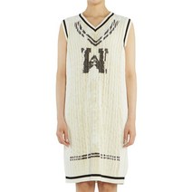 [메종마틴마르지엘라] [명품]S29CT0964 S17367 001S 여자 민소매 니트 원피