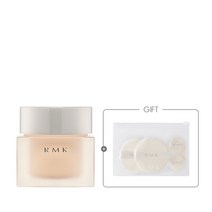 RMK 크리미 파운데이션 EX 블랙 손거울 + 에어퍼프 4종, 202