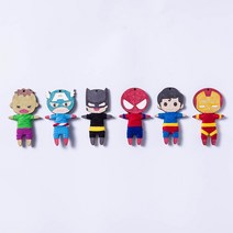 팬시우드 영웅시리즈 걱정인형 만들기 6종 DIY, 1-12. 실-파랑색