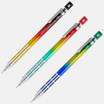 펜텔 그래프1000트로피컬 썸머 그라데이션 샤프 PG1005L9, 블루+옐로우+그린