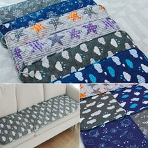 한일 프리미엄 전기방석 양면 온열방석 1인 2인 쇼파용, 03 정원 전기방석(네이비)-2인용