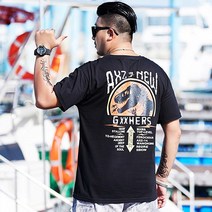 GXXH NO. 2220 반팔 남자 빅사이즈 반팔티셔츠 3XL~7XL