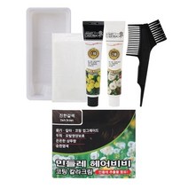 셀럽하우스 칼라크림 순한염색 민들레추출물 염색약 80g 진한갈색, 기본상품