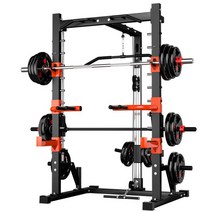 멀티짐 스쿼트렉 헬스장 풀업머신 다리운동기구, P