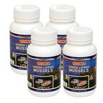 뉴질랜드 그린탑 초록입홍합 1000mg 100캡슐 x4 초록입홍합추출물, 4box