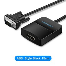 비디오테이프 변환 비디오 테이프 USB 플레이어 동영상 파일 vention vga to hdmi converter cable analog av to digital adapter, 100cm, 검은 색