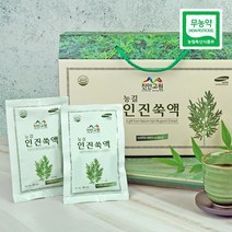 20년 전통 청정지역 진안 자연산 무농약 인진쑥즙 80ml x 30포 인진쑥액, 100ml, 단품