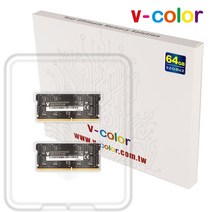 V-COLOR 아이맥 2020 램 메모리 64GB Kit(2x32GB) 2666MHz DDR4 21300 iMac 전용메모리, 64GB Kit (2x32G)DDR4 2666MHz